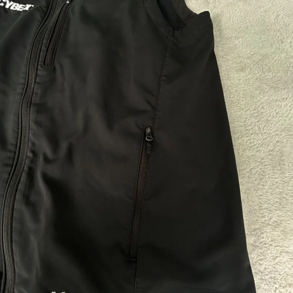 Marmot Approach Vest Black Soft Shell Mens Size L Water Repellent, "CYBEX" logo - Picture 3 of 10